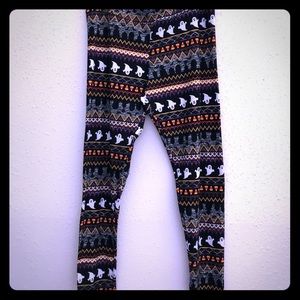 Halloween ghost leggings